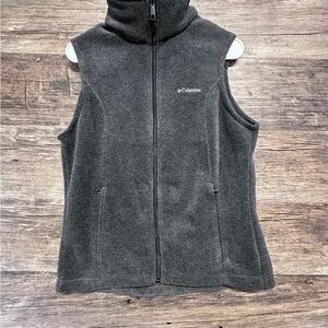 Columbia Gray Fleece Vest
